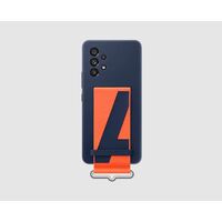 Samsung Galaxy A53 5G Silicone Cover with Strap - Navy (EF-GA536TNEGWW), Strap to Keep Phone Securely on Your Hand, Soft Grip, Handheld Style