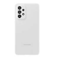 Samsung Galaxy A73 5G Silicon Cover - White (EF-PA736TWEGWW), Silky Smooth and Stylish, Slender form, Protects your Phone from Shocks and Bumps