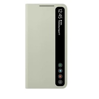 Samsung Galaxy S21 FE 5G Smart Clear View Cover - Olive (EF-ZG990CMEGWW), Keeps Your Case Clean, Control With A Touch, Sustainable Design