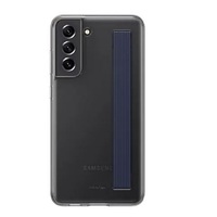Samsung Galaxy S21 FE 5G Slim Strap Cover - Black (EF-XG990CBEGWW), Hybrid Material For Strong Defense, Colours To Match Your Style, Safe In Your Grip
