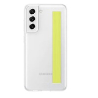 Samsung Galaxy S21 FE 5G Slim Strap Cover (EF-XG990CWEGWW), Hybrid Material For Strong Defense, Colours To Match Your Style, Safe In Your Grip