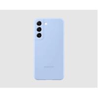 Samsung Galaxy S22 Silicone Cover - Arctic Blue (EF-PS901TLEGWW), Shape Sleek and Streamlined While Helping to Provide Protection