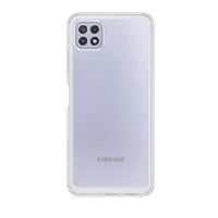 Samsung Galaxy A22 5G Soft Clear Cover - Transparent (EF-QA226TTEGWW), Sleek And Subtle, Battles Against Bumps And Scratches