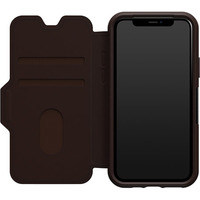 OtterBox Strada Apple iPhone 11 Pro Case Espresso Brown - (77-62542), Military Standard (MIL-STD-810G 516.6), Leather Folio Cover, Card Holder