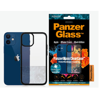 PanzerGlass??? ClearCase??? iPhone 12 Mini- Black Edition (0251) - Slim fashionable design, Enhance protection