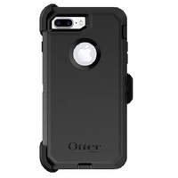 OtterBox Defender Apple iPhone 8 Plus / iPhone 7 Plus Case Black - (77-56825), DropProof, Triple-Layer, Built-in Screen Protection, Included Holster
