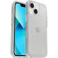 OtterBox Symmetry Clear Apple iPhone 13 Mini / iPhone 12 Mini Case Stardust (Clear Glitter) - (77-83501), Antimicrobial, DROP+ 3X Military Standard