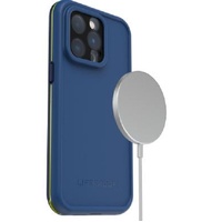 LifeProof FRE Magsafe Apple iPhone 13 Pro Case Onward Blue-(77-83673), WaterProof, 2M DropProof, 360° Protection Built-In Screen-Protector, DirtProof