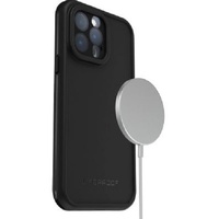 LifeProof FRE Magsafe Apple iPhone 13 Pro Max Case Black -(77-83678), WaterProof, 2M DropProof, 360° Protection Built-In Screen-Protector, DirtProof