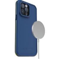 LifeProof FRE Magsafe Apple iPhone 13 Pro Max Case Onward Blue -(77-83679),WaterProof,2M DropProof,360° Protection Built-In Screen-Protector,DirtProof