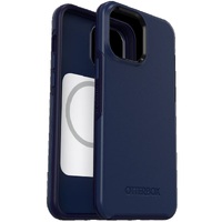 OtterBox Symmetry+ MagSafe Apple iPhone 13 Pro Max / iPhone 12 Pro Max Case Navy Cap (Blue) - (77-83602), Antimicrobial, DROP+ 3X Military Standard