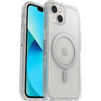 OtterBox Apple  iPhone 13 Symmetry Series + Clear Antimicrobial Case for MagSafe - Ant Clear (77-85644) - Wireless charging compatible