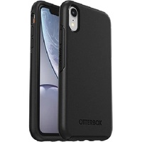 OtterBox Symmetry Apple iPhone XR Case Black - (77-59818), Antimicrobial, DROP+ 3X Military Standard, Raised Edges, Ultra-Sleek, Durable Protection