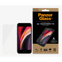 PanzerGlass Apple iPhone SE (3rd & 2nd Gen) and iPhone 8/7/6s/6 Screen Protector - Clear (2684), AntiBacterial, Scratch Resistant, Standard Fit