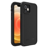 LifeProof FRE Apple iPhone 12 Case Black - (77-82137), WaterProof, 2M DropProof, DirtProof, SnowProof, 360 Protection Built-In Screen-Cover