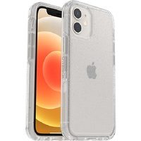 OtterBox Symmetry Clear Apple iPhone 12 Mini Case Stardust Glitter - (77-65374), Antimicrobial, DROP+ 3X Military Standard, Raised Edges, Ultra-Sleek