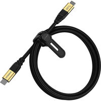 OtterBox USB-C to USB-C (3.2 Gen 1) Premium Cable (1.8M) - Black(78-80212), 100W,10K Bend,Samsung Galaxy,Apple iPhone,iPad,MacBook,Google,OPPO,Laptop