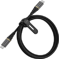 OtterBox USB-C to USB-C Fast Charge Cable ?€? Premium ( 78-52678 ) - Glamour Black - Proven rugged, tough