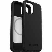 OtterBox Symmetry+ MagSafe Apple iPhone 12 Mini Case Black - (77-80137), Antimicrobial, DROP+ 3X Military Standard, Raised Edges, Ultra-Sleek