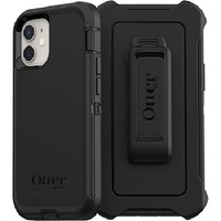 OtterBox Defender Apple iPhone 12 Mini Case Black - (77-65352), 4X Military Standard Drop Protection, Multi-Layer, Included Holster, Port Covers