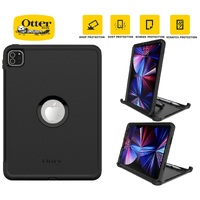 OtterBox Defender Apple iPad Pro (11') (4th/3rd/2nd/1st Gen) Case Black - (77-82261), Built-in Screen Protector, Pencil Holder, Multi-Layer
