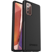 OtterBox Symmetry Samsung Galaxy Note20 5G (6.7') Case Black - (77-65256), Antimicrobial, Drop Protection, Raised Edges, Durable Protection