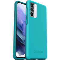 OtterBox Symmetry Samsung Galaxy S21+ 5G (6.7") Case Rock Candy Blue - (77-81197), Antimicrobial, DROP+ 3X Military Standard, Ra