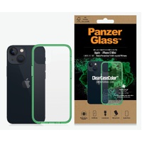 PanzerGlass Apple iPhone 13 Mini ClearCase - Lime Limited Edition (0329), AntiBacterial, Military Grade Standard, Scratch Resistant, Anti-Yellowing