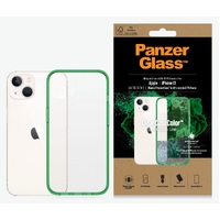 PanzerGlass Apple iPhone 13 ClearCase - Lime Limited Edition (0334), AntiBacterial, Military Grade Standard, Scratch Resistant, Anti-Yellowing