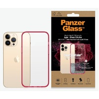 PanzerGlass Apple iPhone 13 Pro Max ClearCase - Strawberry Limited Edition (0345), AntiBacterial, Military Grade Standard, Scratch Resistant