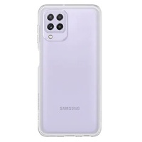 Samsung Galaxy A22 Soft Clear Cover - Clear (EF-QA225TTEGWW), Battles against bumps and scratches, Sleek and subtle