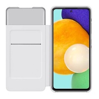 Samsung Galaxy A52/A52 5G Smart S View Wallet Cover - White (EF-EA525PWEGWW), Anti-microbial cover protection, Protects from front to back