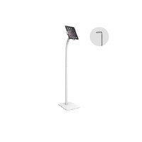 Brateck Universal Anti-Theft tablet floor stand compatible with most 7.9'-11' Tablets-White