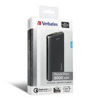 Verbatim Li-polymer QC 3.0 Power Pack 8,000mAh - Black (LS)