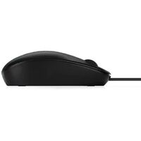 HP 125 Wired Optical Mouse 1200 DPI, USB, for Desktop PC, Laptop Notebook, Black (265A9AA)