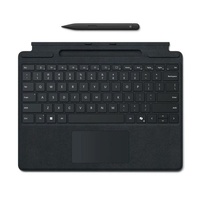 Microsoft Surface Pro 8/9/X/10/11 Business Signature Mechanical & Backlit Key Large Type cover Keyboard Black with Slim Pen