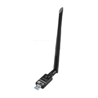 Oxhorn USB Wireless + Bluetooth Combo Adapter Dual Band AC1300, Bluetooth 5.0 Supports Windows 11/10/8/7, Mac Black