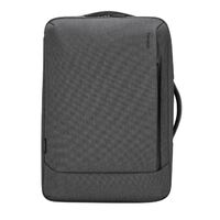 Targus 15.6' Cypress Convertible Backpack Grey - Made with 21 Recycled Plastic Bottles - Fits 13' 13.3' 14' 15.6' Laptops/Notebooks/Tablets