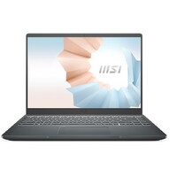 MSI Modern Series Notebook 14' FHD Intel Alder Lake i5-1235U Onboard DDR4 16GB 512GB NVMe PCIe Gen3x4 SSD w/o DRAM Windows11 Intel Iris Xe Graphics