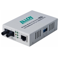 Alloy FCR200STR  10/100Base-TX to 100Base-FX Multimode Fibre (STR) Converter with LFP via FEF or FM. 2Km