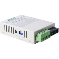 Alloy SCR460SC-4 RS-232/422/485 Serial Terminal to Single Mode Fibre Converter. Max. range 20Km