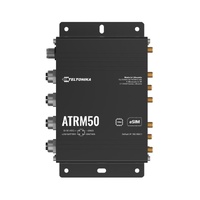 Teltonika ATRM50 5G Router for Transportation, Ultra-High Cellular Speeds, M12 CONNECTORS, DUAL SIM & eSIM, EN 45545-2 and EN 50155, PSU not included