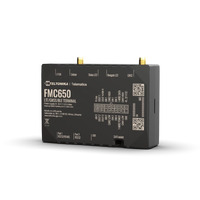 Teltonika 4G LTE Cat 1 tracker for advanced applications with high capacity backup battery and external antennas