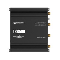 Teltonika TRB500 Industrial 5G Gateway, Ultra-high Cellular Speeds of up to 1 Gbps, Backward Compatible with 4G (LTE CAT 20) Network, PSU included