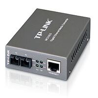 TP-Link MC210CS Gigabit Ethernet RJ45 to SC Fiber Single-Mode Media Converter Extends Distance up to 15km