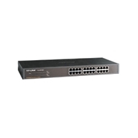TP-Link TL-SF1024 24-Port 10/100Mbps Rackmount Unmanaged Switch energy-efficient Supports MAC 19-inch rack-mountable steel case 4.8 Gbps Switching Cap