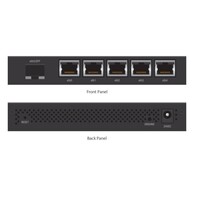 Ubiquiti EdgeRoute Advanced Gigabit Ethernet Router - Compact Powerful Router Sporting,5 Gigabit RJ45 Ports Passive PoE Support& SFP,  2Yr Warr