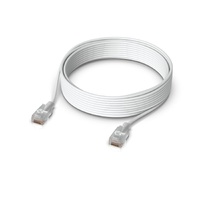 Ubiquiti UniFi Etherlighting Patch Cable, Length 12m, White, Nano-Thin Patch Cable With 10 GbE Support, Designed To Showcase EtherlightingEffects.