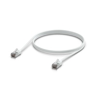 Ubiquiti UniFi Premium Patch Cable Outdoor, 1M, White, Ultra-thin, Rugged, Shielded Patch, Designed &Optimized, For 10 GbE networking, 2Yr Warr