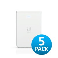 Ubiquiti UniFi Wi-Fi 6 In-Wall Wall-mounted WiFi 6 access point with a built-in PoE switch - 5 pack